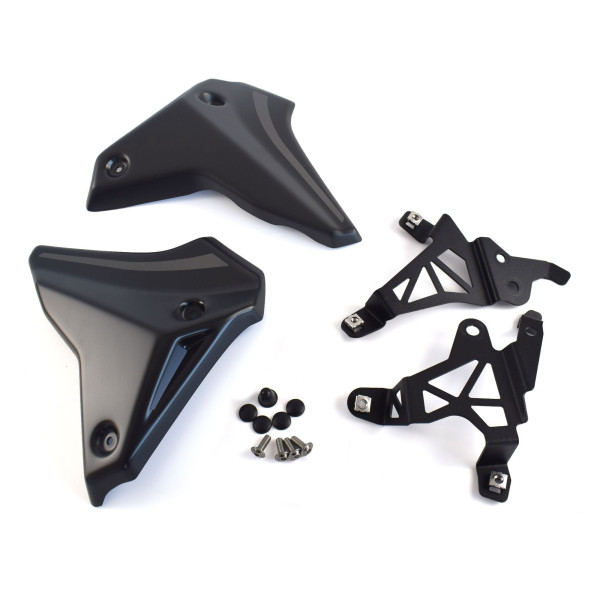 Pyramid Plastics Pyramid front infill panels | tech black | yamaha mt-09 2021>current